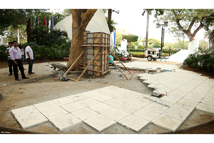 Alcaldía de Managua trabaja espacio donde será instalado monumento en honor al General Sandino