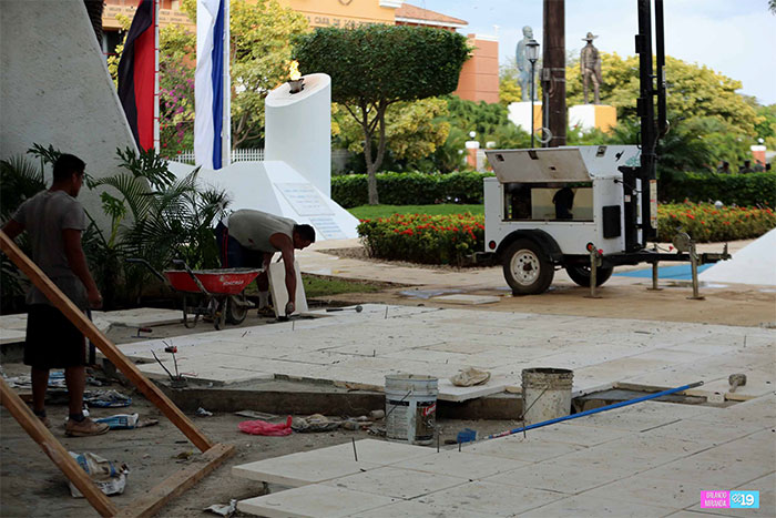 Alcaldía de Managua trabaja espacio donde será instalado monumento en honor al General Sandino