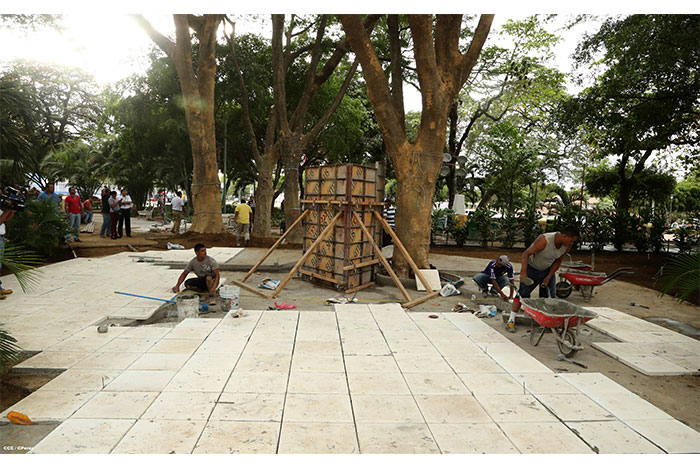 Alcaldía de Managua trabaja espacio donde será instalado monumento en honor al General Sandino
