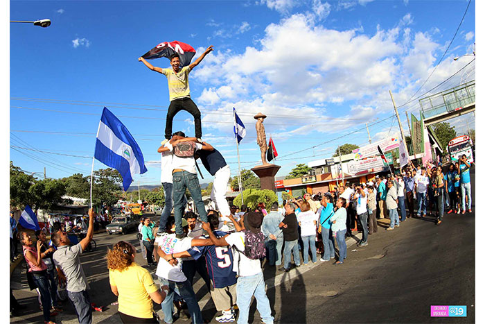 Ciudad Sandino rinde honores al General de Hombres y Mujeres Libres