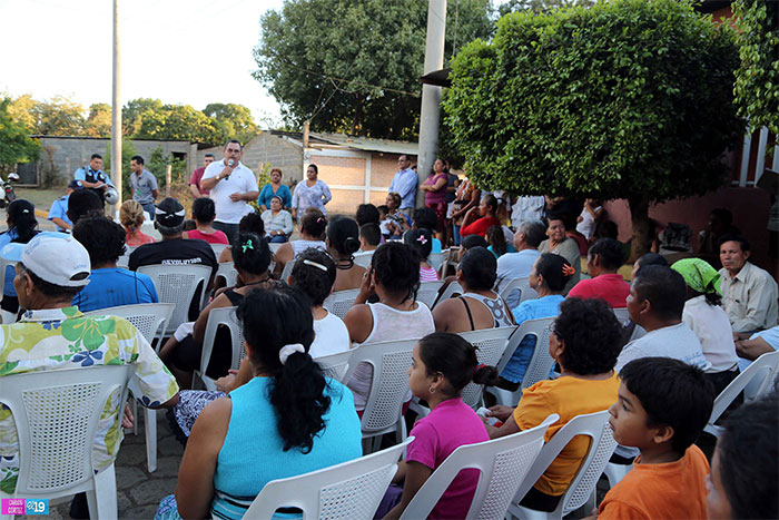 Policía Nacional y población de Ciudad Sandino se unen para mejorar seguridad ciudadana