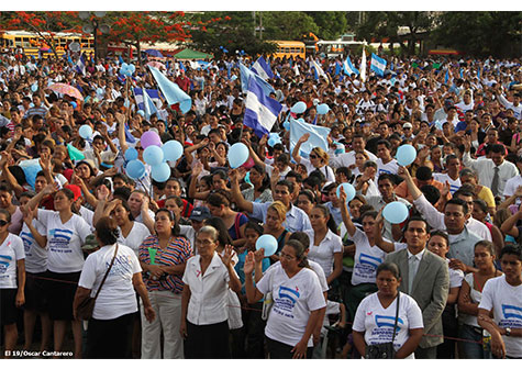 Miles de cristianos evangélicos oran por Nicaragua
