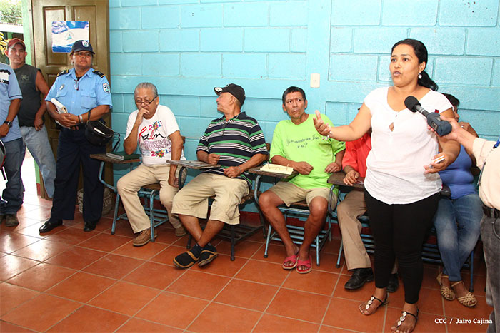 Avanzan asambleas de seguridad ciudadana en municipios de Managua