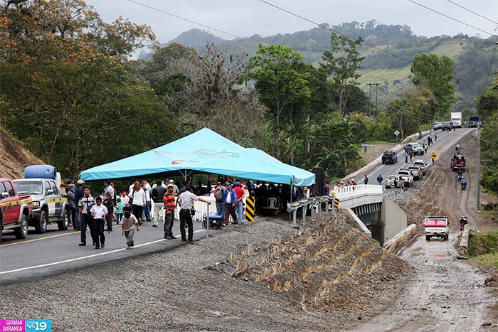 Gobierno mejora condiciones de acceso a pobladores de comunidades de Jinotega