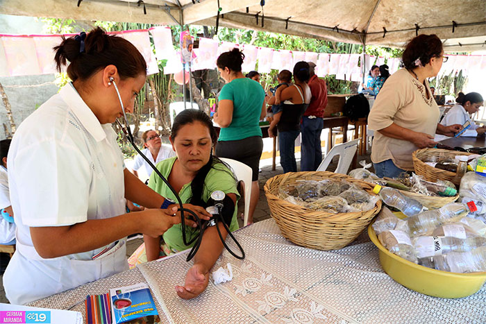 Realizan Feria de Salud en homenaje al Comandante Camilo Ortega en Masaya