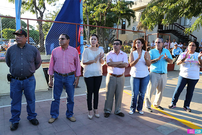 Alcaldía de Managua devela monumento en honor al Apóstol de la Unidad Sandinista