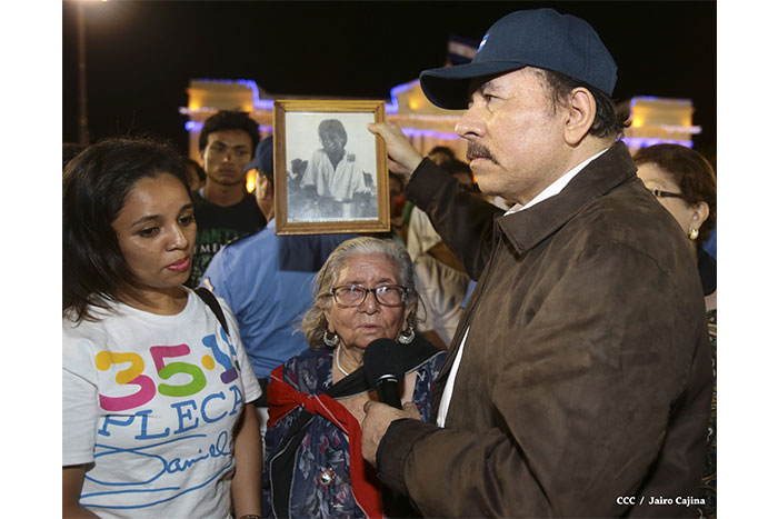 Presidente Daniel sostiene amplio intercambio con familiares de héroes de San José de las Mulas