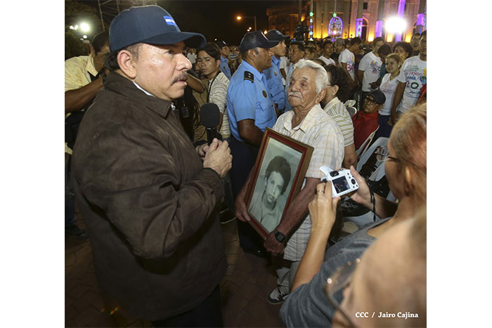 Presidente Daniel sostiene amplio intercambio con familiares de héroes de San José de las Mulas