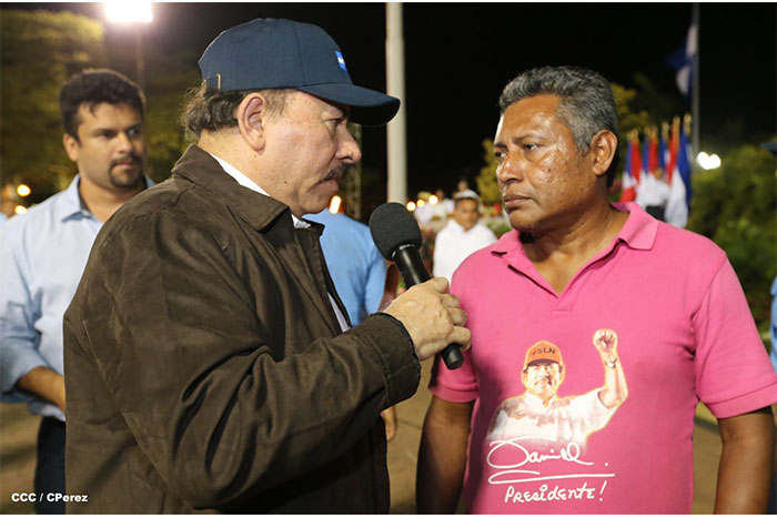 Presidente Daniel sostiene amplio intercambio con familiares de héroes de San José de las Mulas