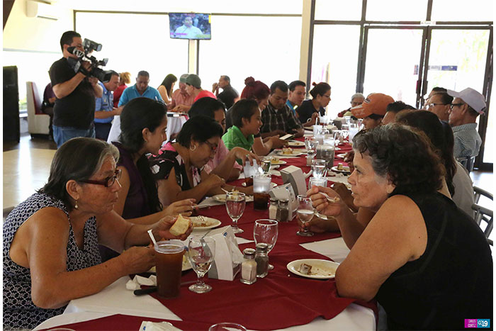 Juventud Sandinista comparte con Madres de Héroes y Mártires de San José de las Mulas