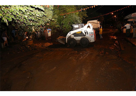 Once barrios afectados y 109 viviendas anegadas por aguacero en Managua