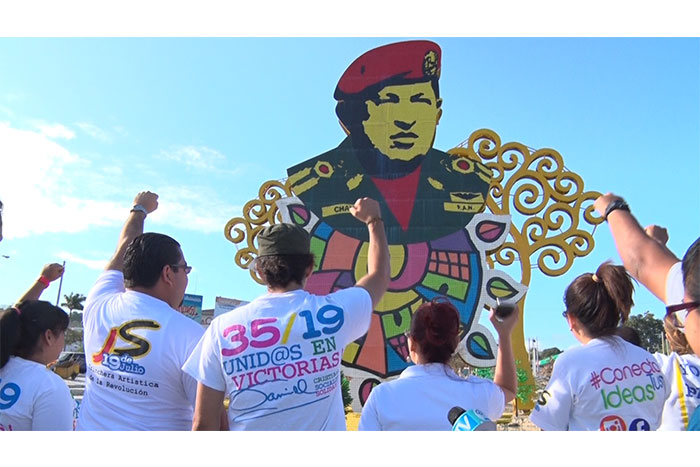 Nicaragua rinde homenaje a Chávez a dos años de su tránsito a la Inmortalidad