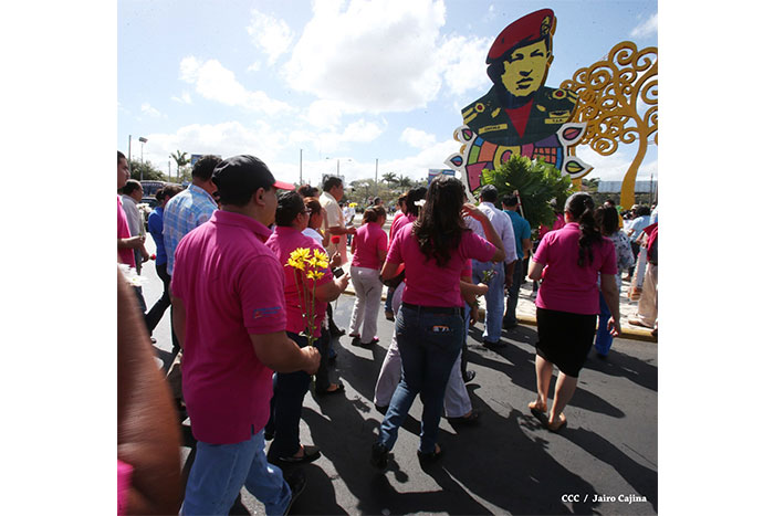 Nicaragua rinde homenaje a Chávez a dos años de su tránsito a la Inmortalidad