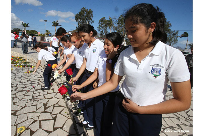 Nicaragua rinde homenaje a Chávez a dos años de su tránsito a la Inmortalidad