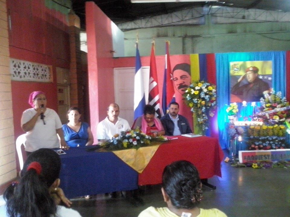 Carazo recordó al Comandante Chávez