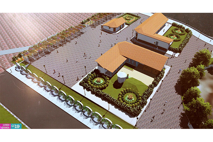 Construyen réplicas de museos de Sandino y Darío en Paseo Xolotlán