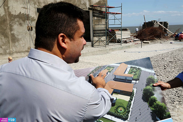 Construyen réplicas de museos de Sandino y Darío en Paseo Xolotlán