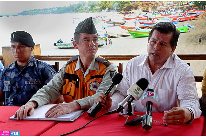 Pobladores de zonas costeras de San Rafael del Sur se preparan para Simulacro Nacional