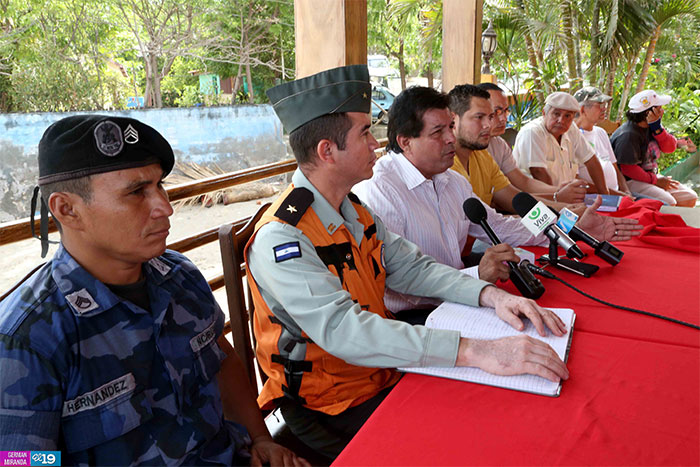 Pobladores de zonas costeras de San Rafael del Sur se preparan para Simulacro Nacional