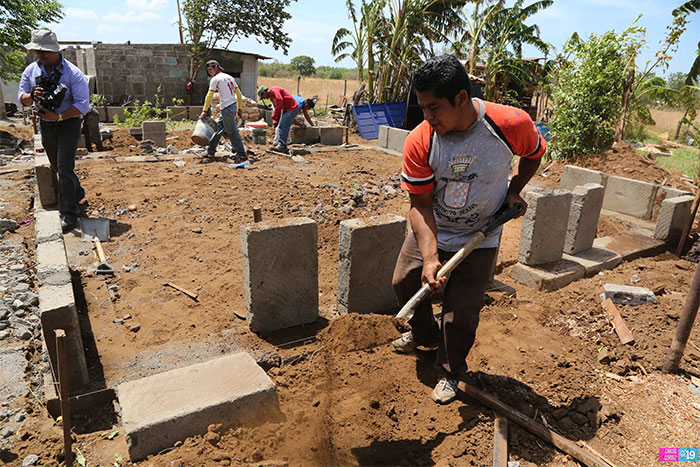 Gobierno Sandinista brinda asistencia a familias afectadas por vientos en San Rafael del Sur