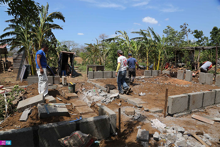 Gobierno Sandinista brinda asistencia a familias afectadas por vientos en San Rafael del Sur