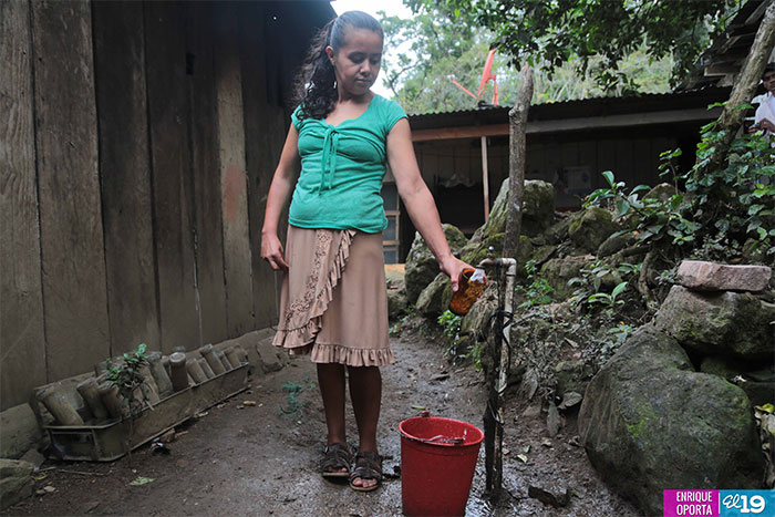 Familias de Jinotega se suman a la ejecución de proyectos de Agua y Saneamiento