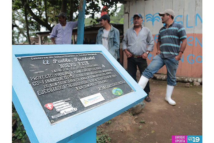 Familias de Jinotega se suman a la ejecución de proyectos de Agua y Saneamiento