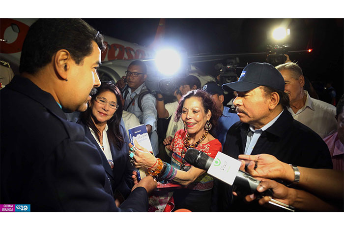 Presidente Nicolás Maduro recibe Fuerza del Amor y Solidaridad del Pueblo Nicaragüense