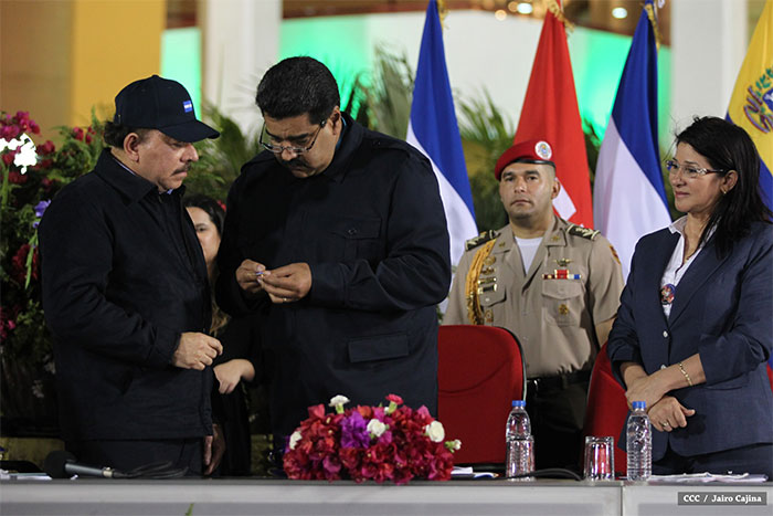 Nicaragua otorga su máxima condecoración al Presidente Nicolás Maduro