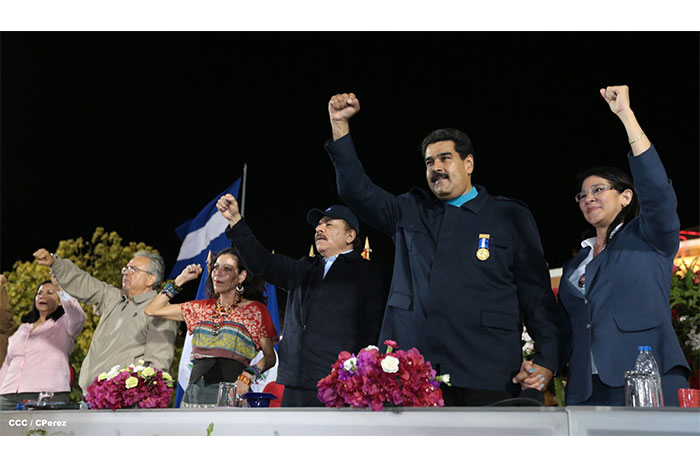 Nicaragua otorga su máxima condecoración al Presidente Nicolás Maduro