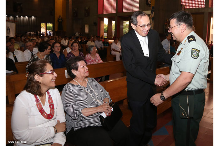 Celebran en Catedral de Managua segundo aniversario del pontificado del Papa Francisco