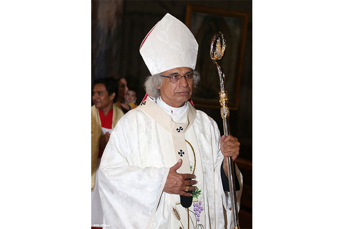 Celebran en Catedral de Managua segundo aniversario del pontificado del Papa Francisco