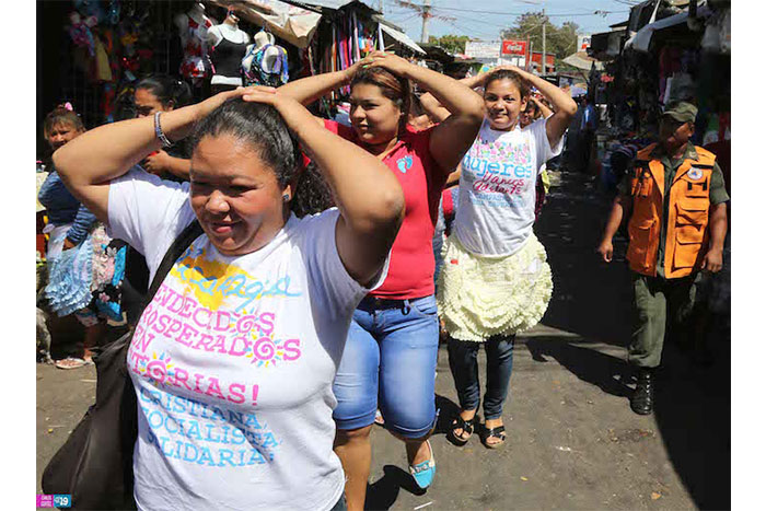Comerciantes del Oriental desarrollan con éxito simulacro de terremoto