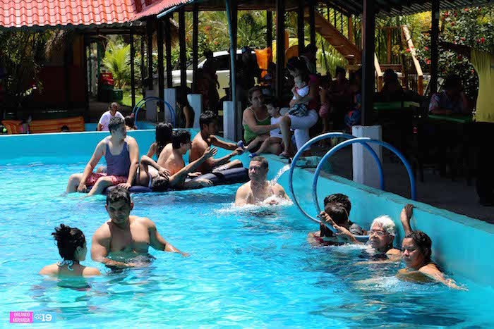 Termales aguas claras recibe a familias nicaragüenses este fin de semana