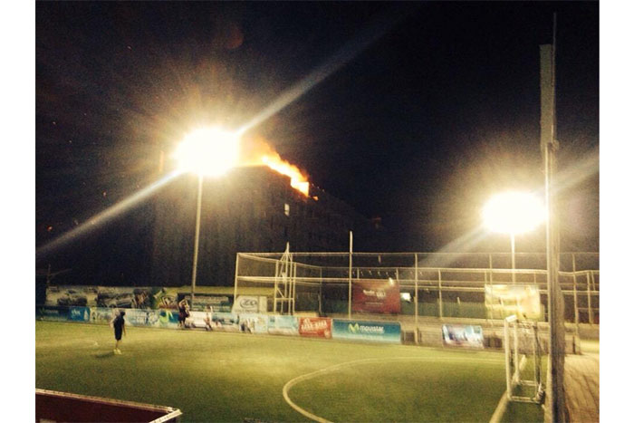 Incendio en Hotel Hyatt de Managua