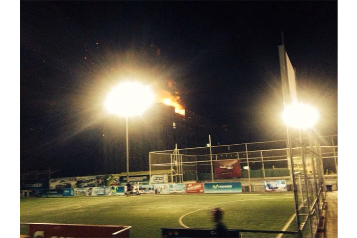 Incendio en Hotel Hyatt de Managua