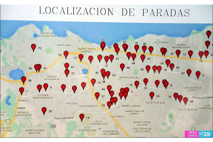 Brindan detalles del proyecto de mejoramiento de las paradas de buses