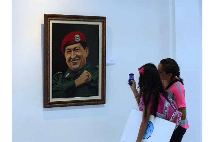 Palacio de la Cultura expone arte en homenaje a Chávez