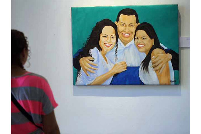 Palacio de la Cultura expone arte en homenaje a Chávez