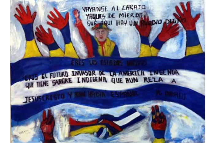 Palacio de la Cultura expone arte en homenaje a Chávez