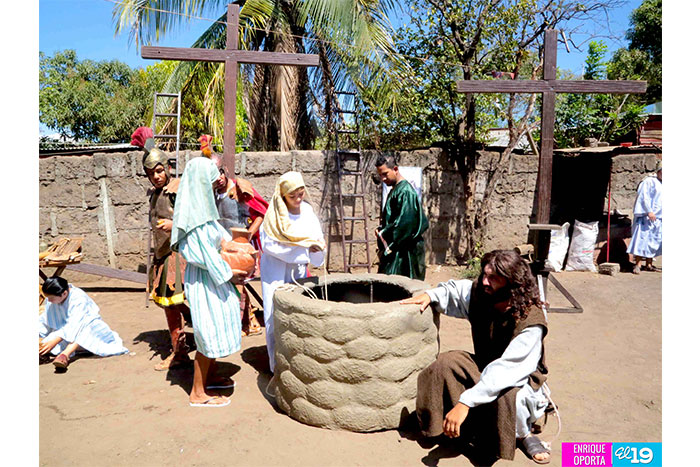 Judea de Tipitapa se prepara para puesta en escena de “El Huerto de los Olivos”