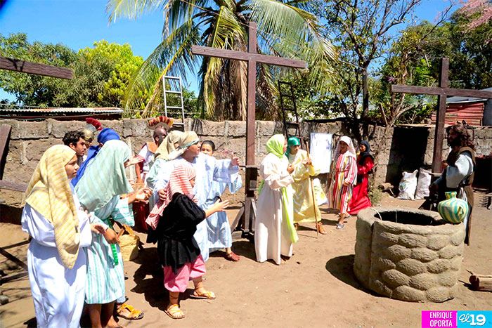 Judea de Tipitapa se prepara para puesta en escena de “El Huerto de los Olivos”