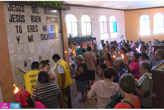 Santuario de Popoyuapa recibe a miles de promesantes de Jesús del Rescate