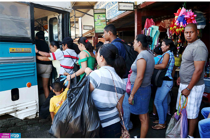 Indec inspecciona terminales interlocales de Managua