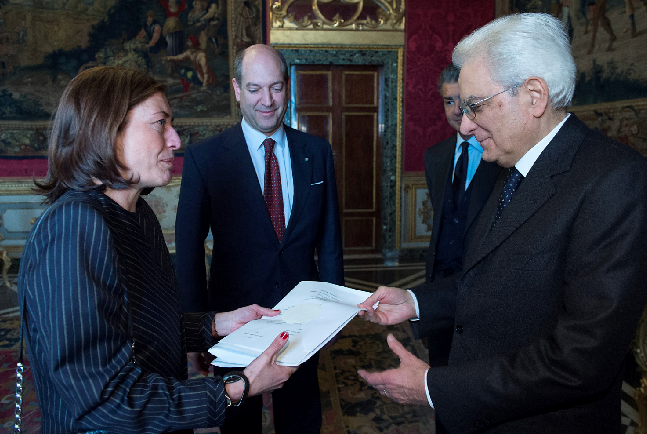 Embajadora de Nicaragua presenta credenciales ante el Gobierno de Italia
