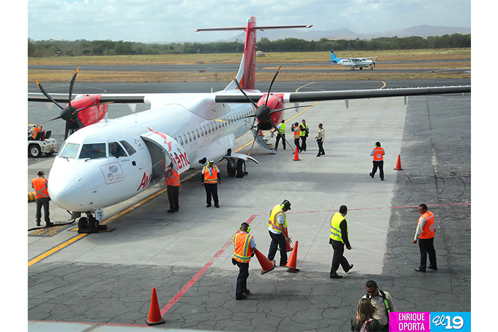 Inicia ruta aérea directa Managua-Guatemala