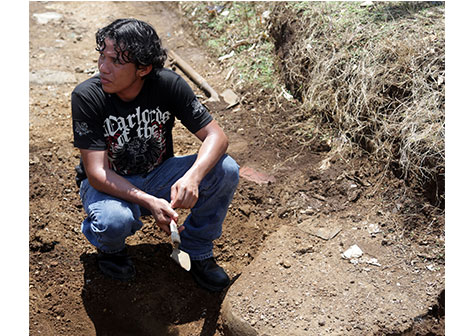 Lluvias develan piezas arqueológicas en Ciudad Sandino