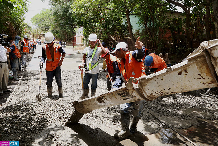 ALMA rehabilita y construye 665 cuadras de Calles para el Pueblo en Managua