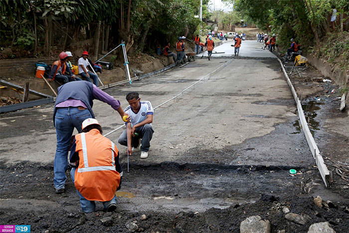 ALMA rehabilita y construye 665 cuadras de Calles para el Pueblo en Managua