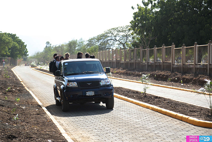 Inauguran calle adoquinada en Ciudad Sandino